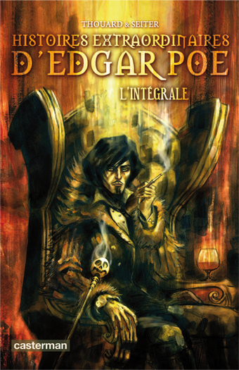Couverture des histoires extraordinaires d'Edgar Poe de Jean-Louis Thouard