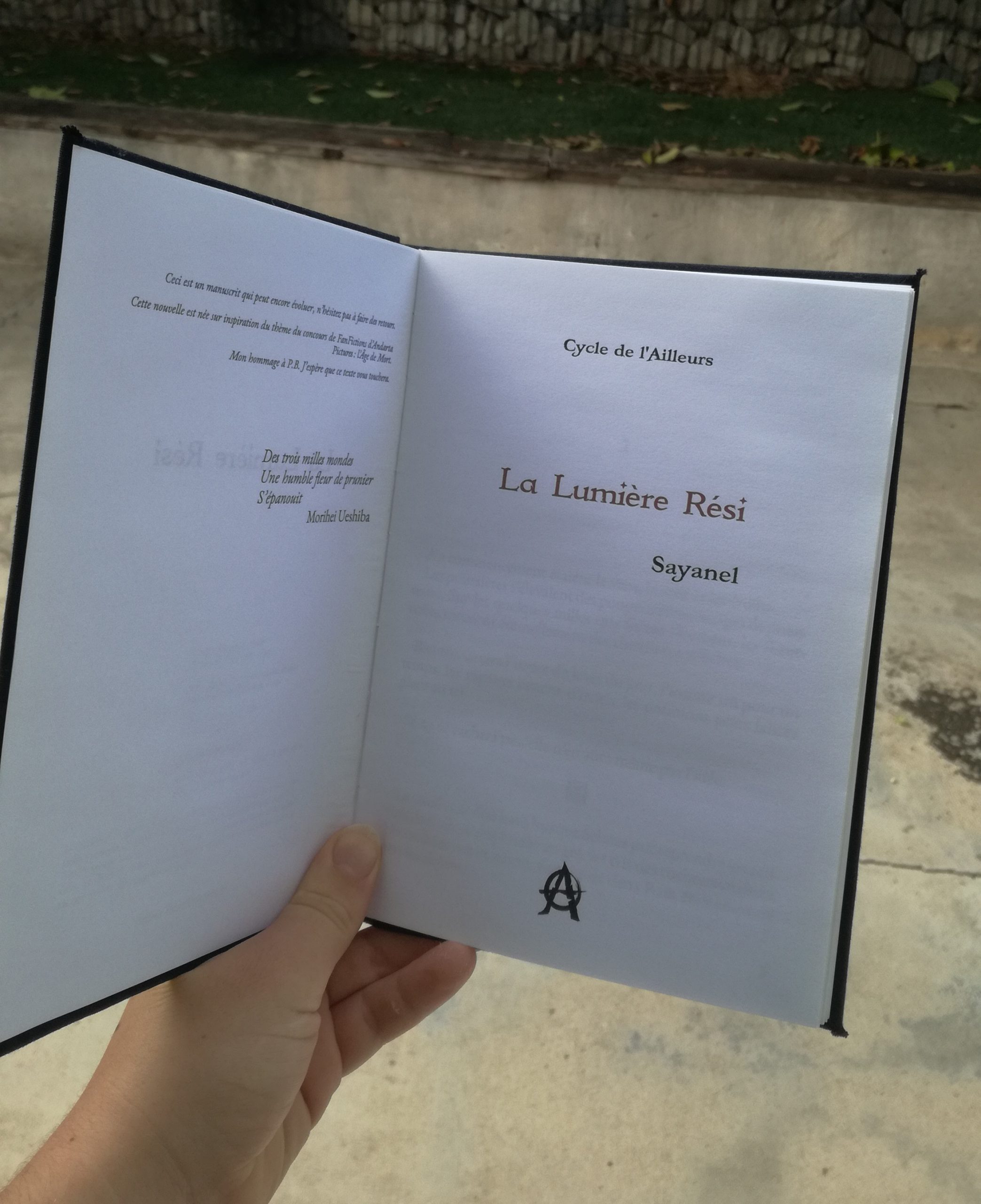 La Lumière Rési - Sayanel, Ed. Artisanale – Image 2