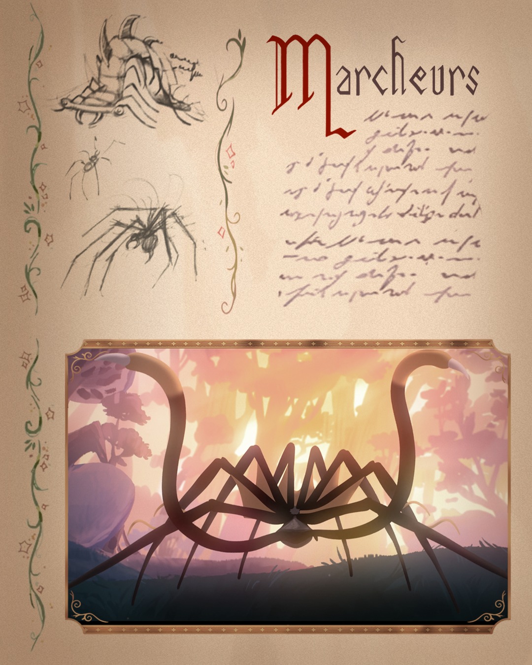 Design série d'animation Ewilan Marcheur