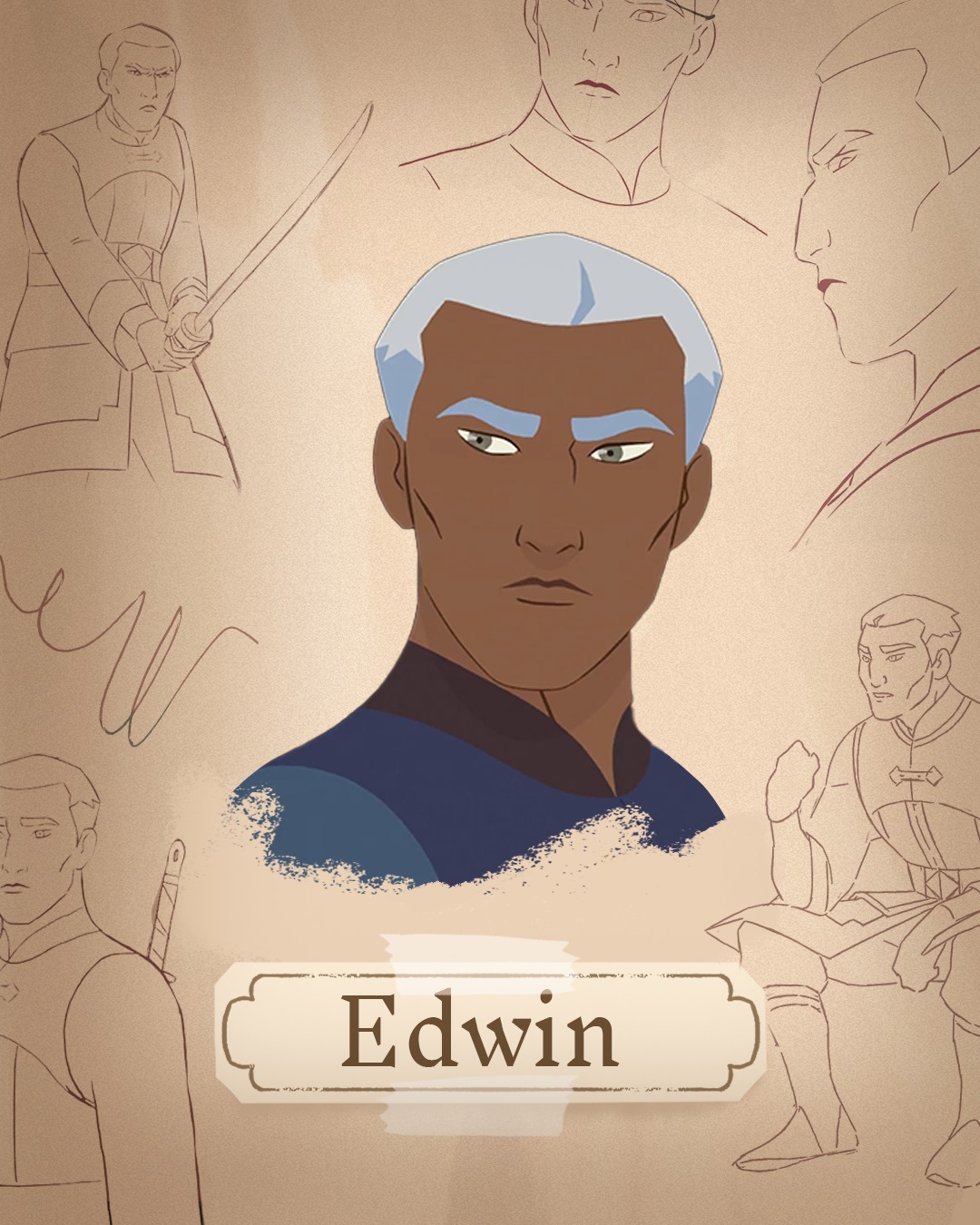 Design série d'animation Ewilan Edwin