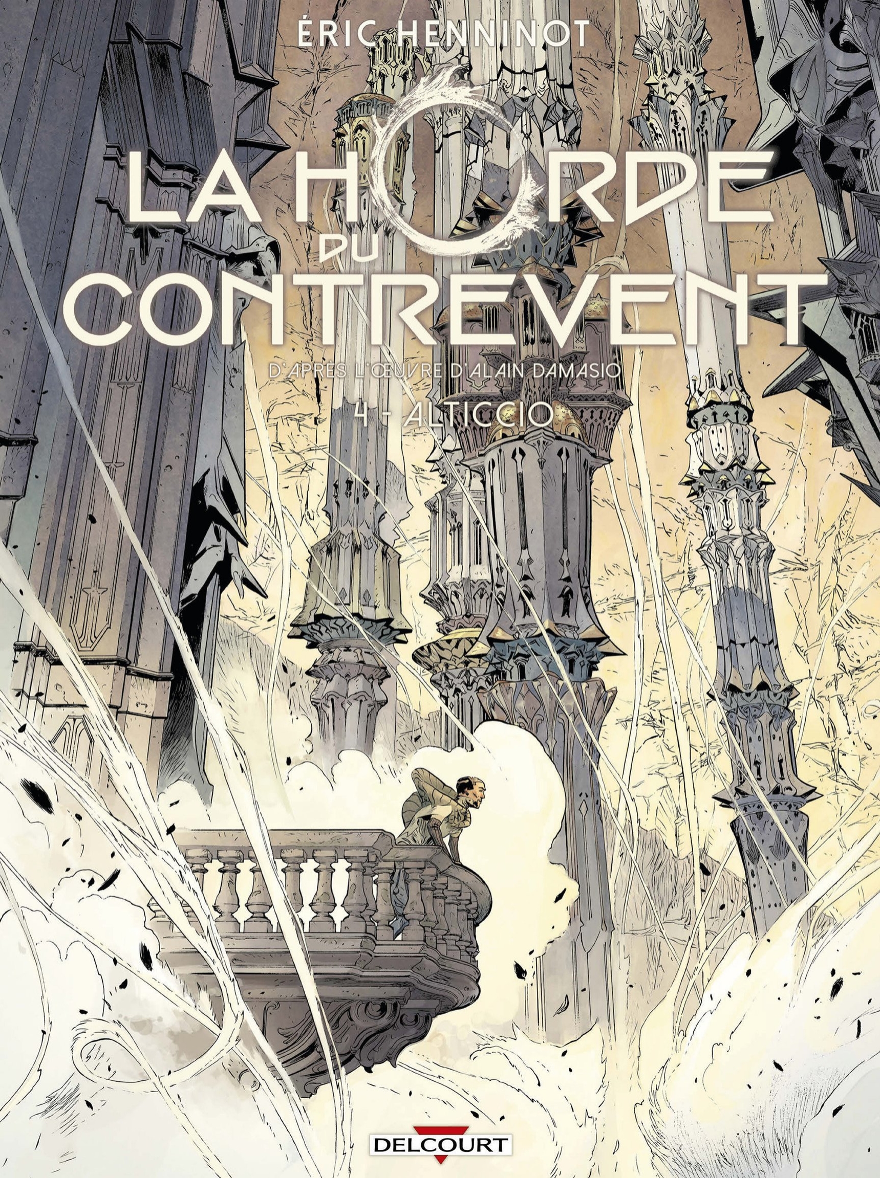 Couverture La Horde du Contrevent BD T4 Eric Henninot